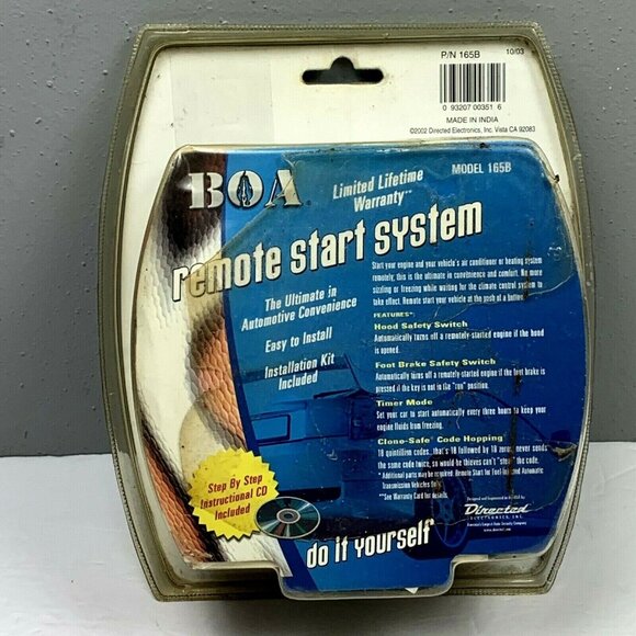 Boa Remote Start System Model 165B CD Easy Install Sealed Box Car Automobile - Picture 4 of 7